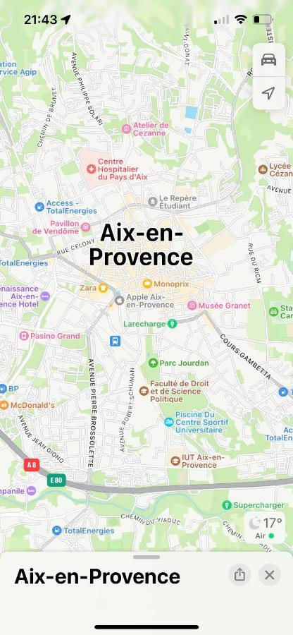 Aix-En-Provence, Charmant Studio Proche Toutes Comodites Et Axes Routiers, Linges Fournis Bagian luar foto